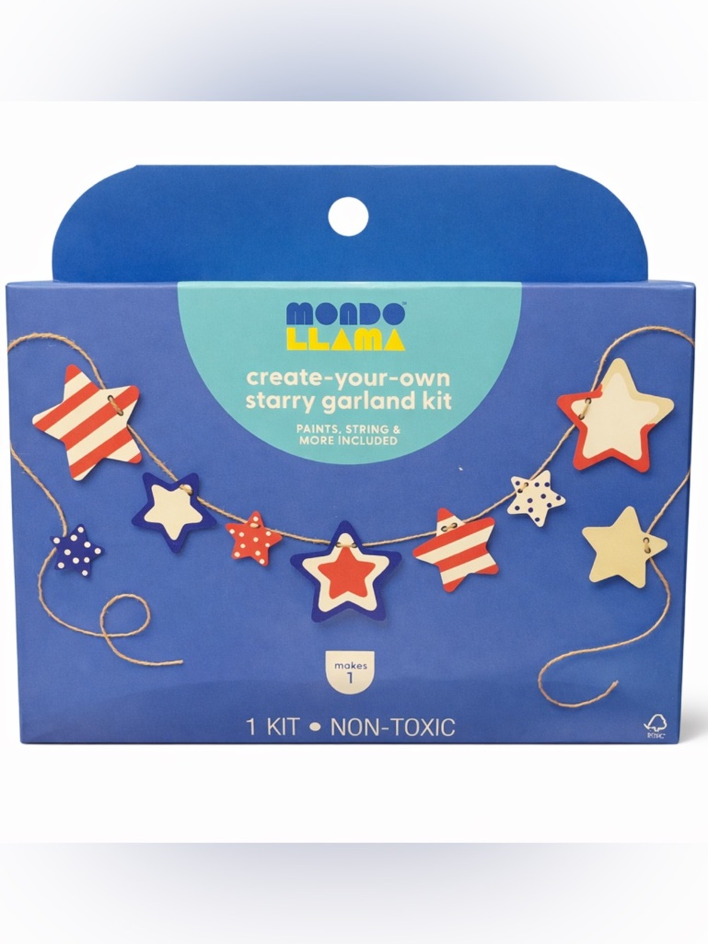 Mondo Llama Red, Blue & White Create-Your-Own Starry Garland Kit